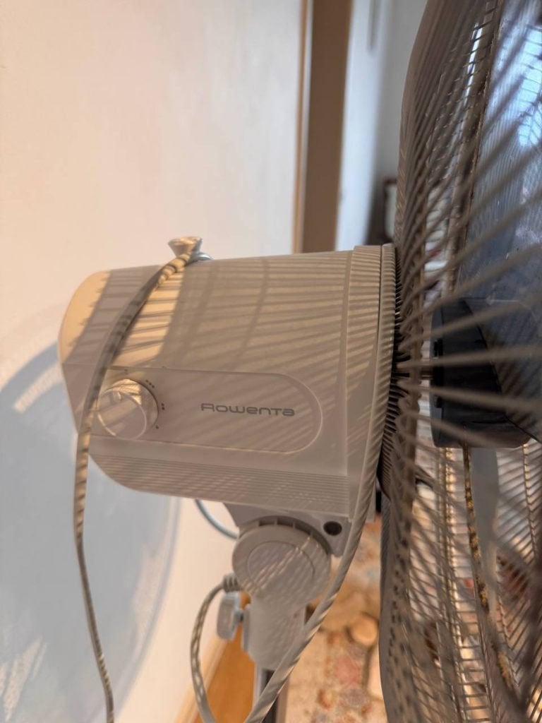 Rowenta staande ventilator wit, Ophalen, Gebruikt, Statiefventilator