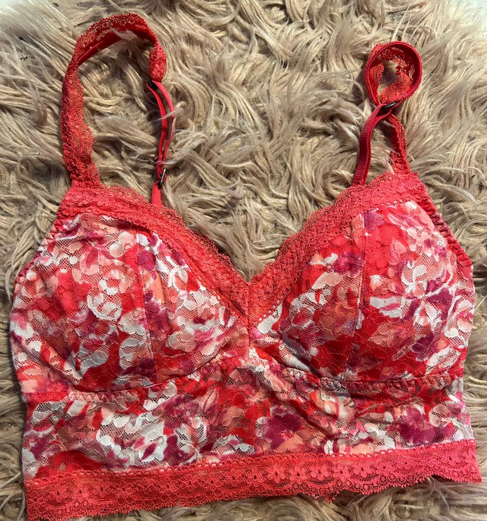 Roze kanten bralette van Gilly Hicks, Verzenden, Roze