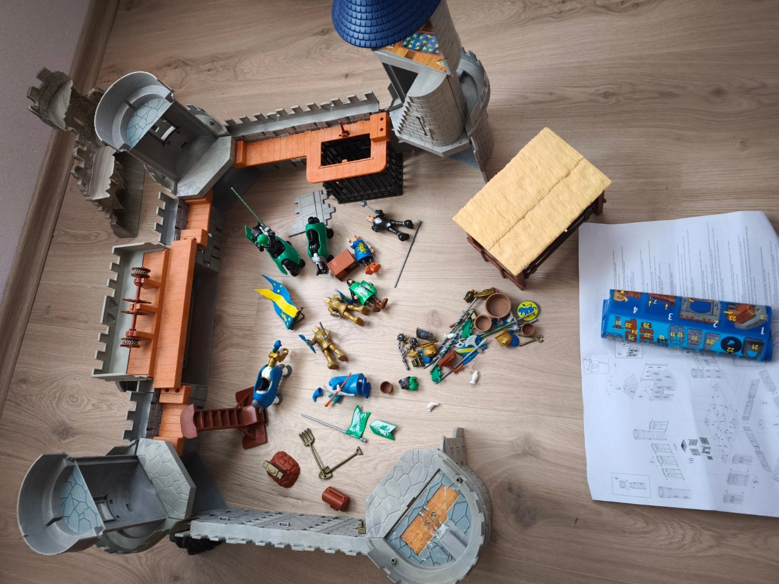 speelgoed ridderkasteel van Playmobil, Ophalen, Figuren