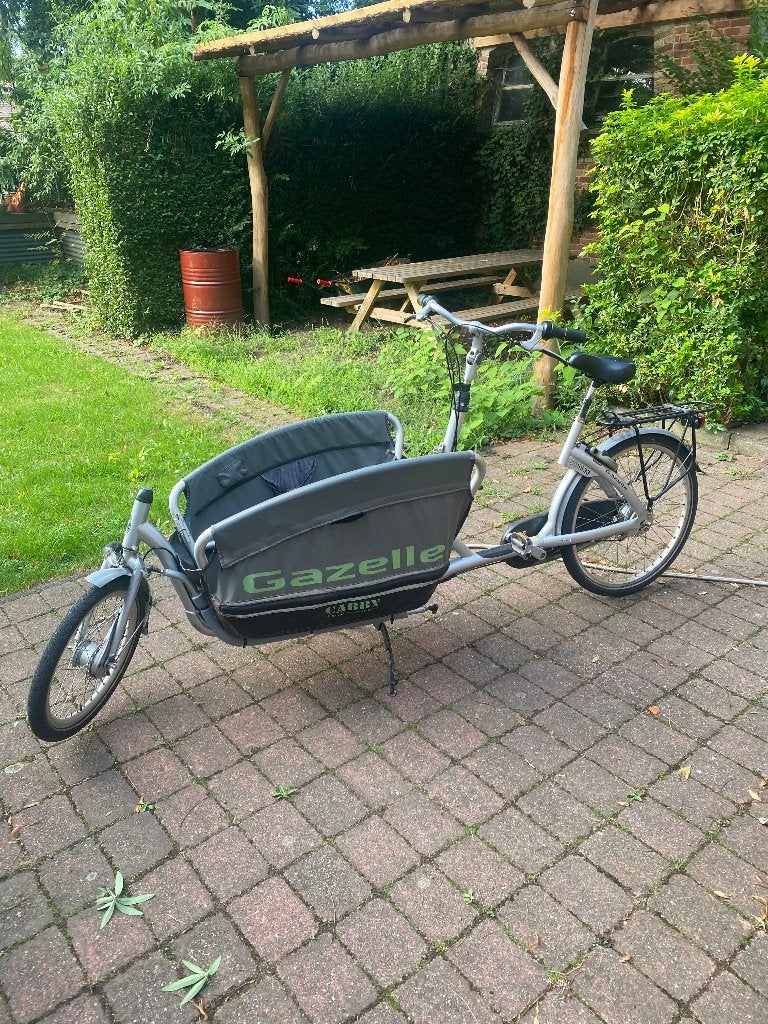 bakfiets gazelle, Ophalen, Gebruikt, 2 kinderen, Schijfrem