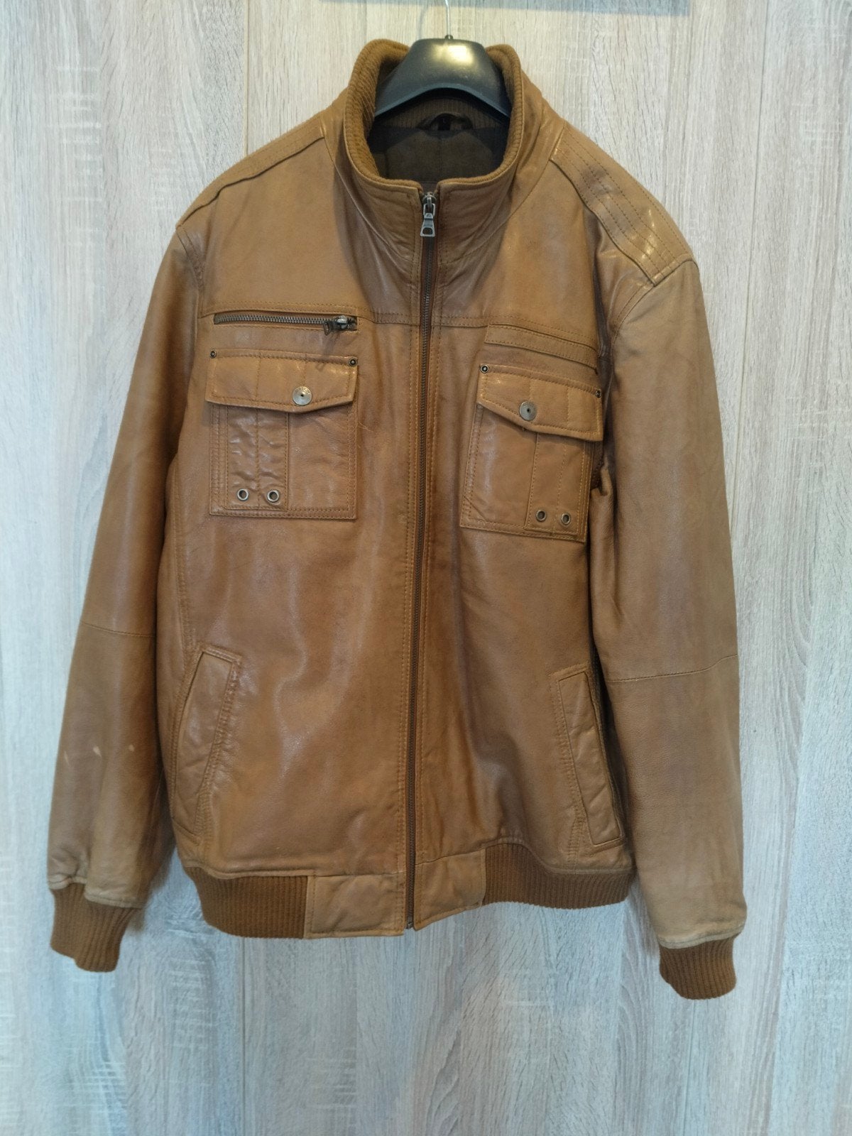 blouson en cuir automne-hiver taille l (52)(54), Vêtements | Hommes, Enlèvement