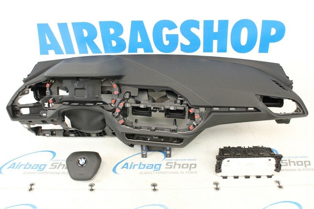 Airbag kit Tableau de bord couture blanc BMW 1 serie F40, Enlèvement ou Envoi, Utilisé