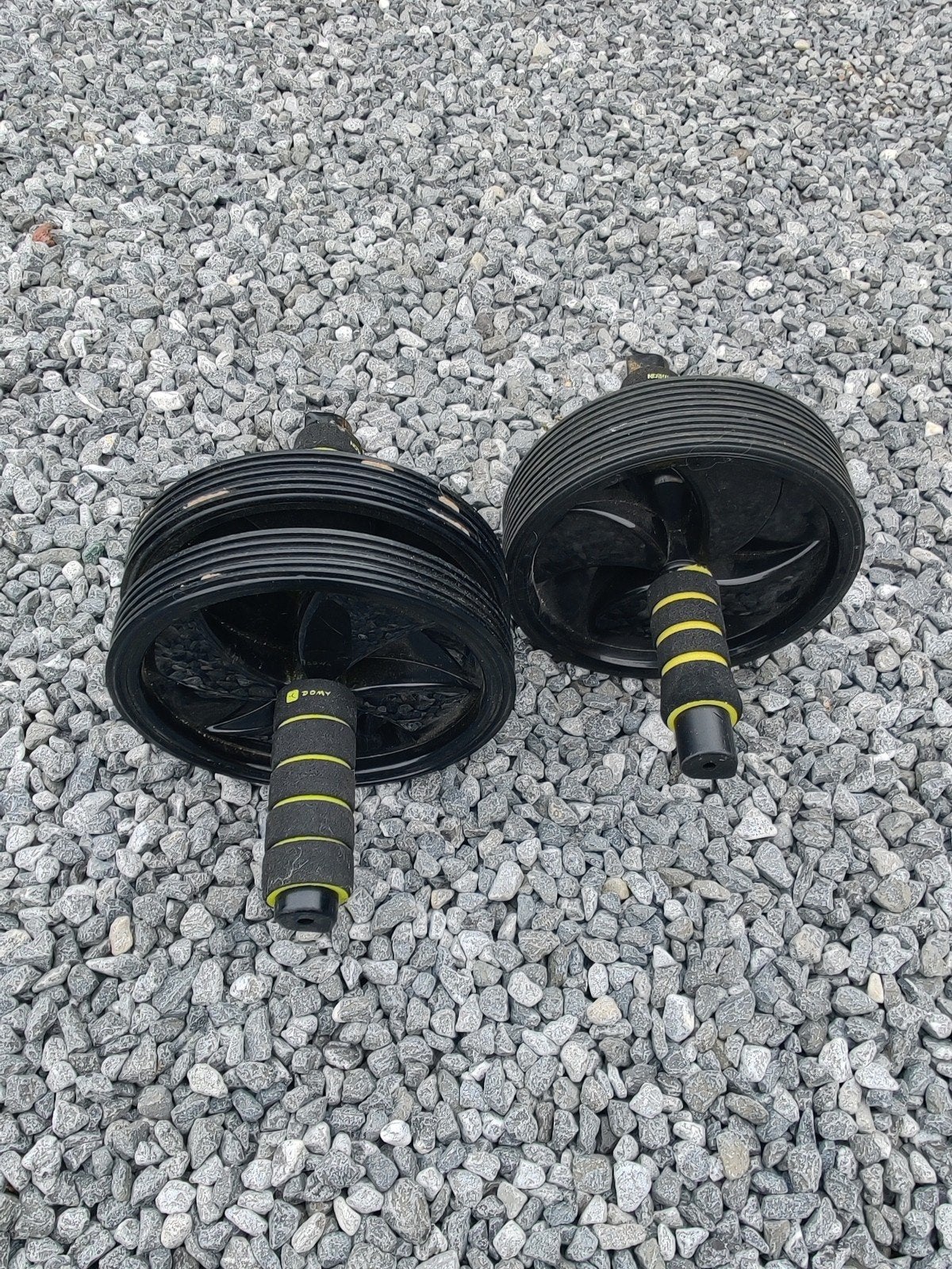 Domyos ab rollers, Sports & Fitness, Enlèvement ou Envoi, Utilisé, Abdominaux, Roue abdominale