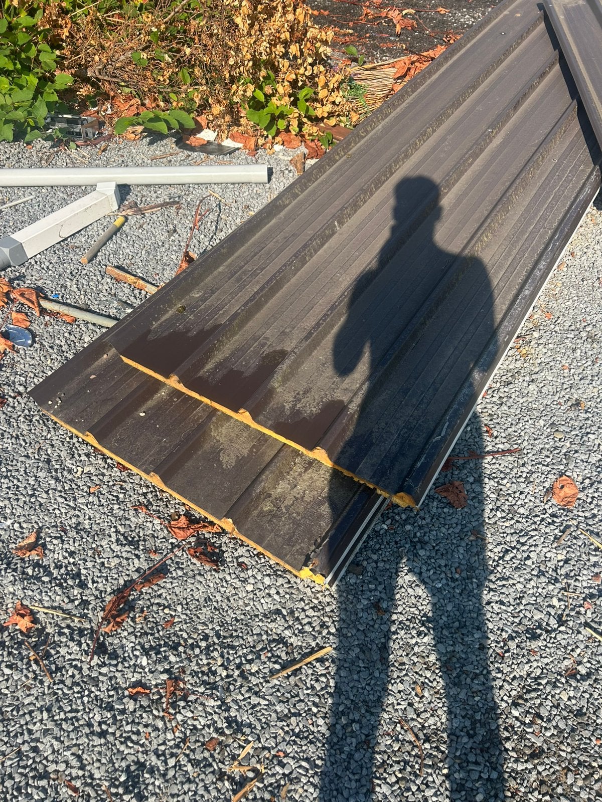 geisoleerde golfplaten, Tuin en Terras, Ophalen, Zo goed als nieuw