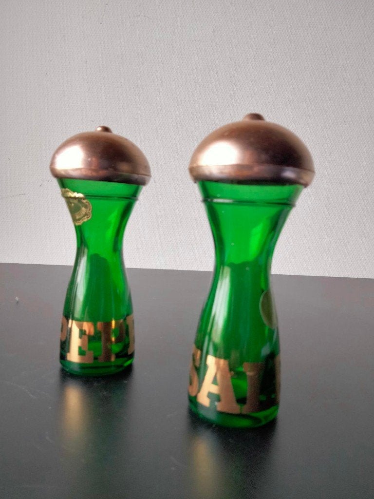 1960s 70s vintage zout en peper vatjes Italy, Verzamelen, Ophalen of Verzenden, Huis en Inrichting