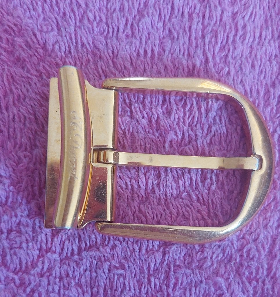 Boucle originale S.T. Dupont pour ceinture réversible, Enlèvement ou Envoi, Boucle ou Attache amovible, Porté, Dupont
