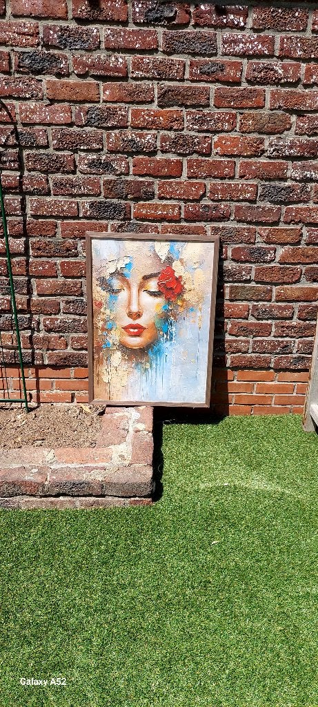 Mooie canvas kader, Ophalen