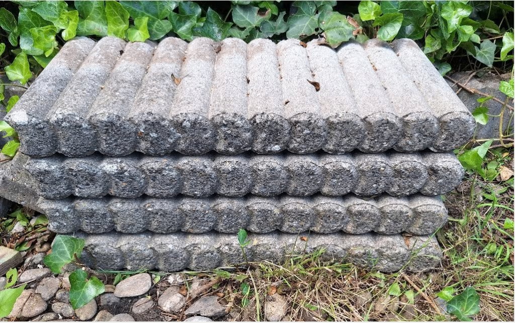 A vendre 4 bordures en béton, Ophalen, Gebruikt, Minder dan 25 cm, Border