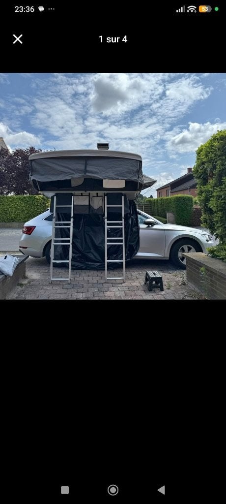 Tente de toit, Caravanes & Camping, Tentes, Enlèvement, Comme neuf, Jusqu'à 5