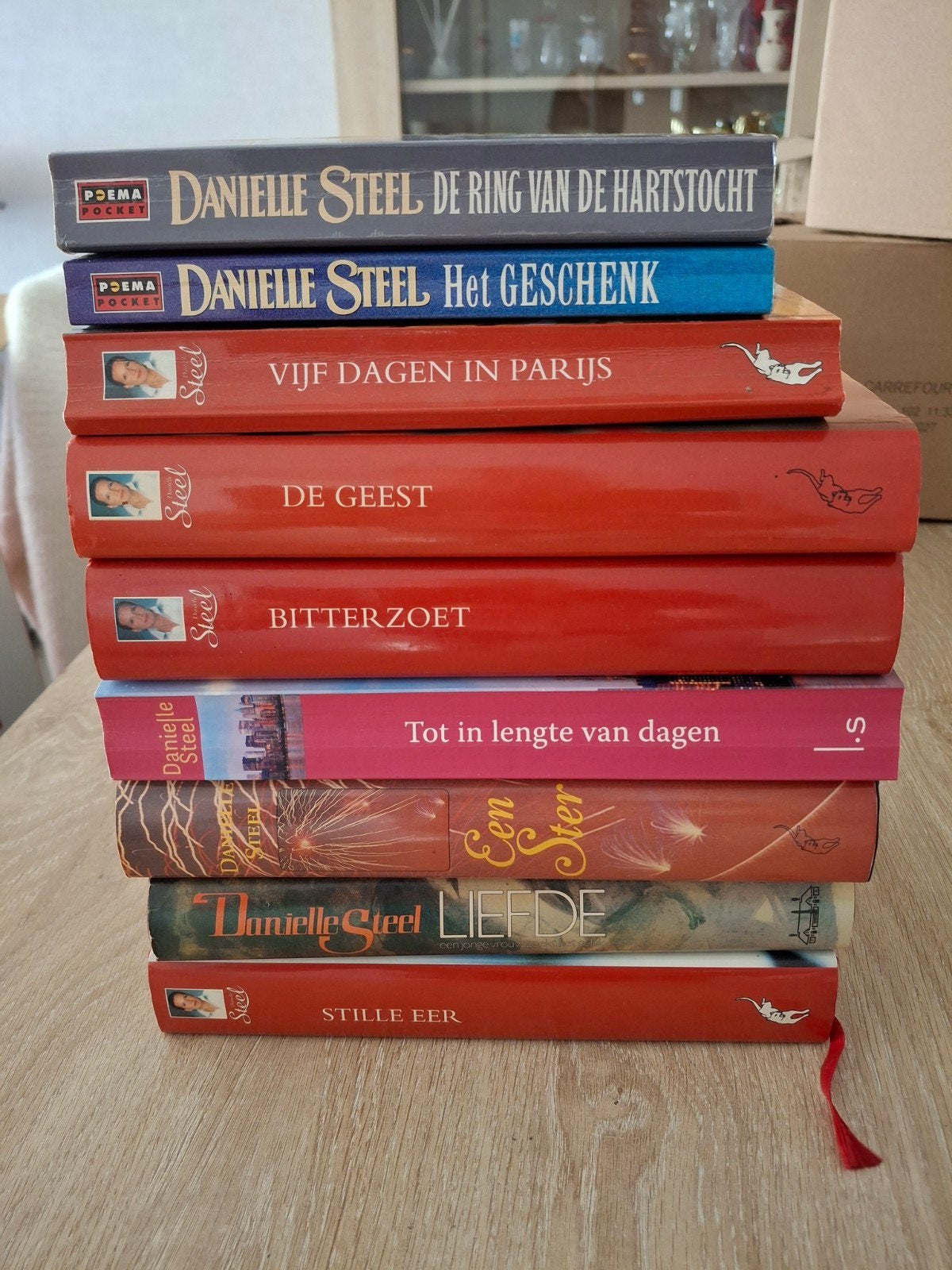 Lot van 9 boeken, Enlèvement