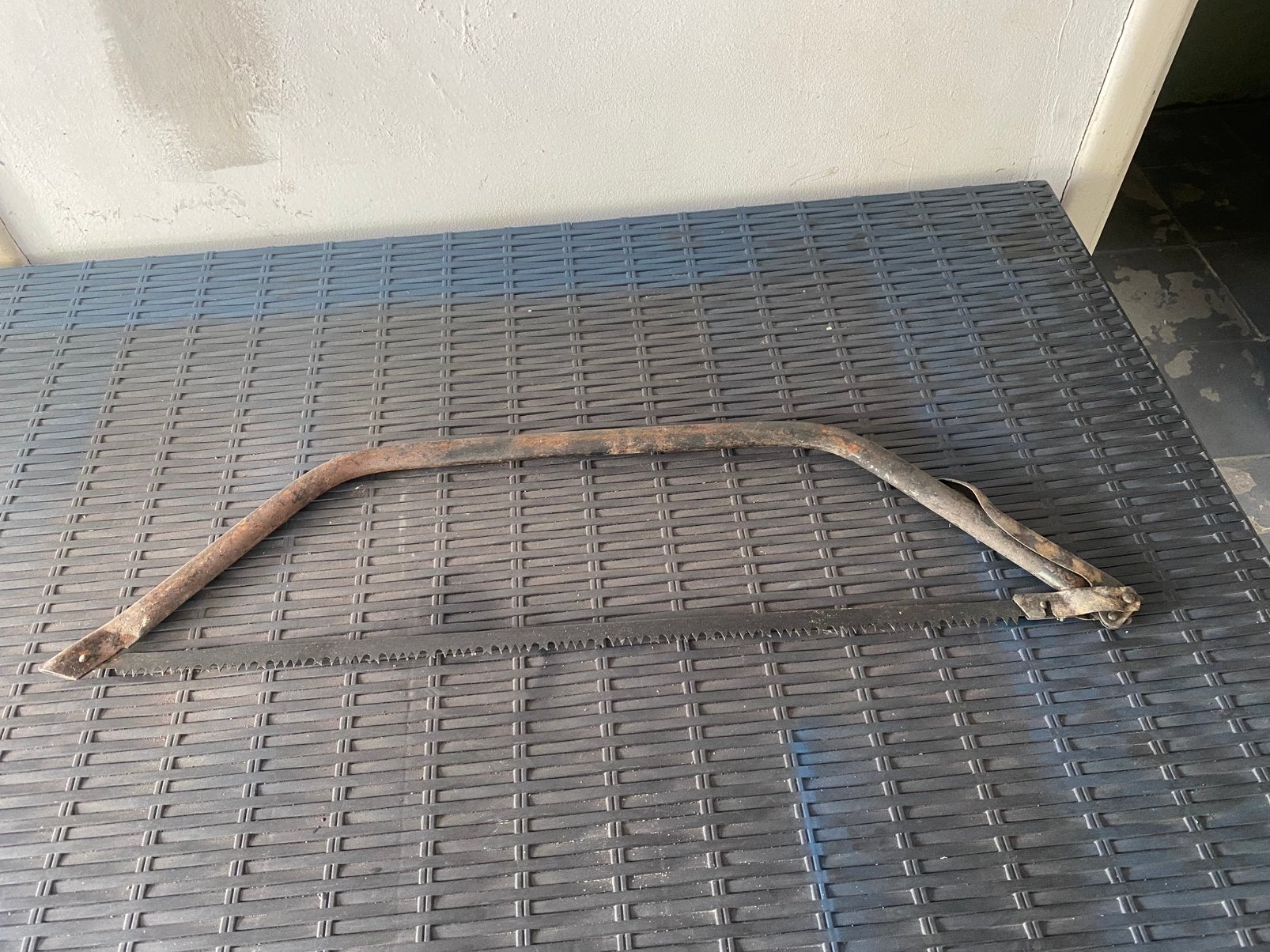 2 oude handzagen, Tuin en Terras, Ophalen, Gebruikt