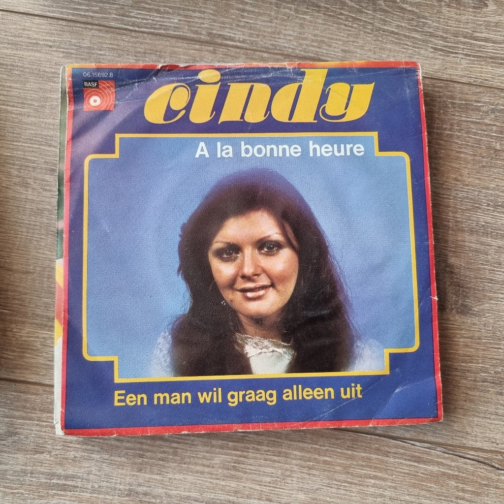 7" Cindy – A La Bonne Heure, CD & DVD, Enlèvement ou Envoi, Utilisé, 7 inch, En néerlandais