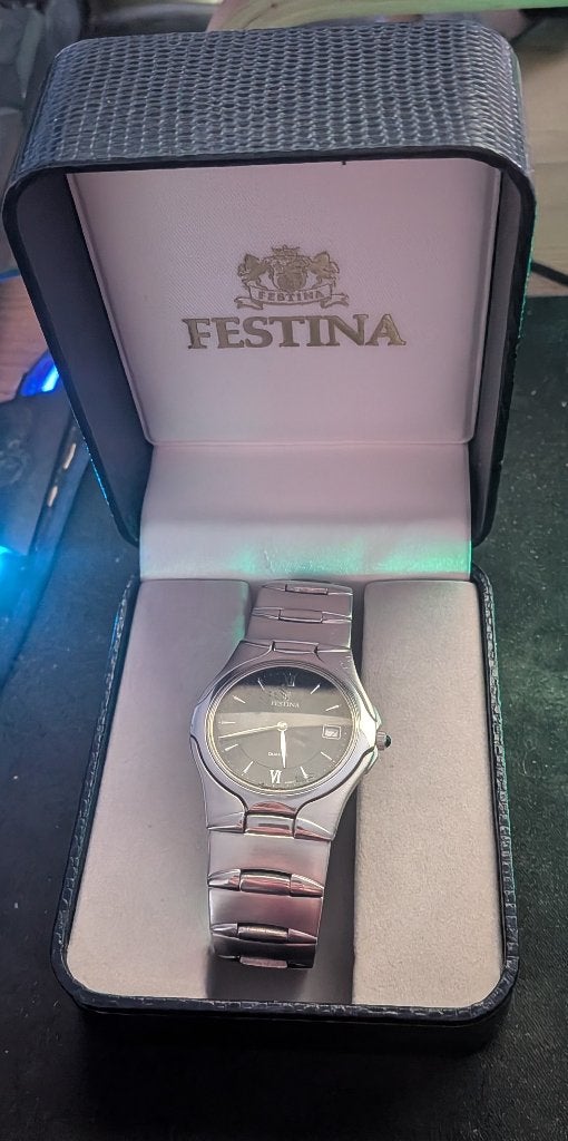 Montre Festina homme, Handtassen en Accessoires, Overige merken, Staal, Staal, Polshorloge