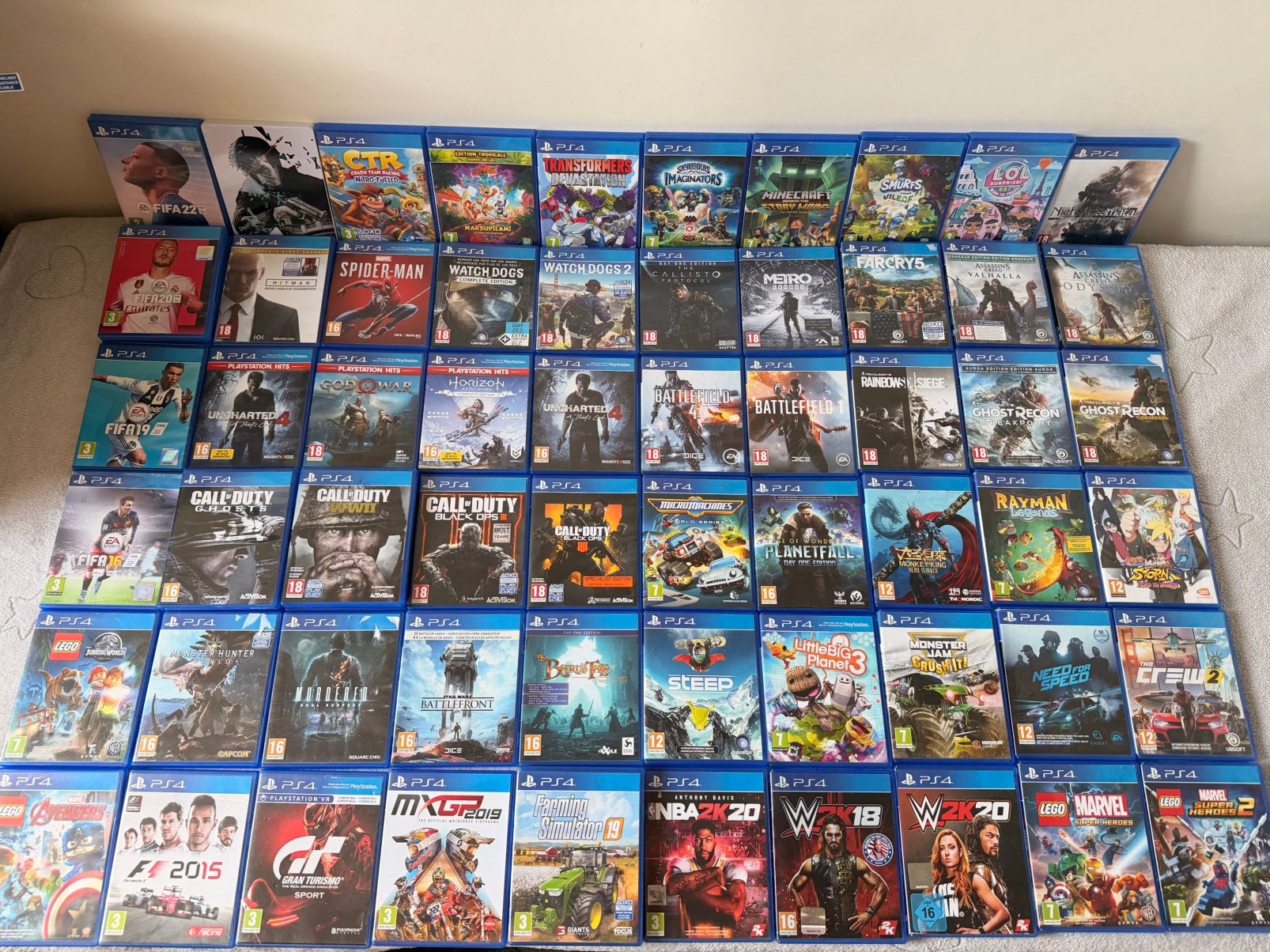 Playstation 4 Game Collection – 64 Games Bundle, Ophalen, Sport