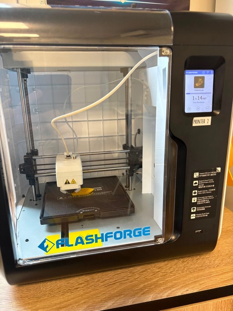 3D printer Flashforge Adventurer 3 + rol filament, Computers en Software, Ophalen, Ingebouwde Wi-Fi, Zo goed als nieuw, Filament