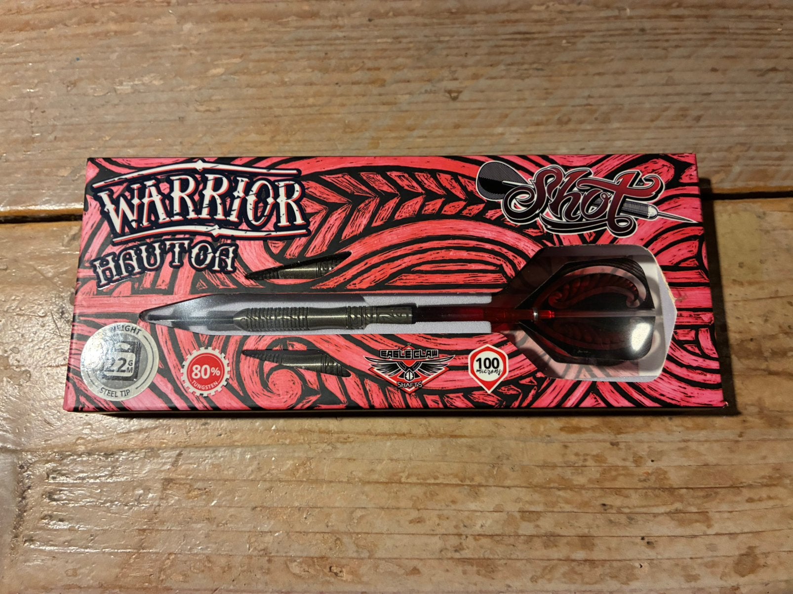 Nieuwe Shot Warrior Hautoa 80% tungsten pijlen, Sport en Fitness, Ophalen of Verzenden, Nieuw, Pijlen
