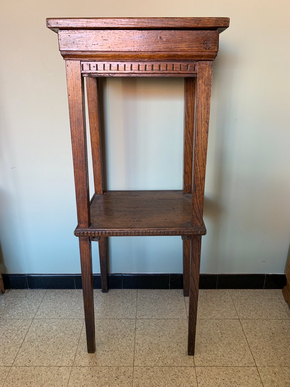 Antieke plantentafel met klep, Ophalen, Gebruikt