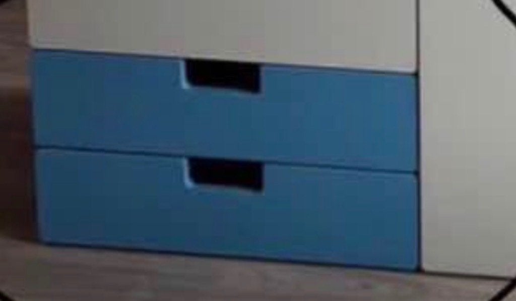 Lade smastad ikea blauw, Maison & Meubles, Enlèvement, Comme neuf