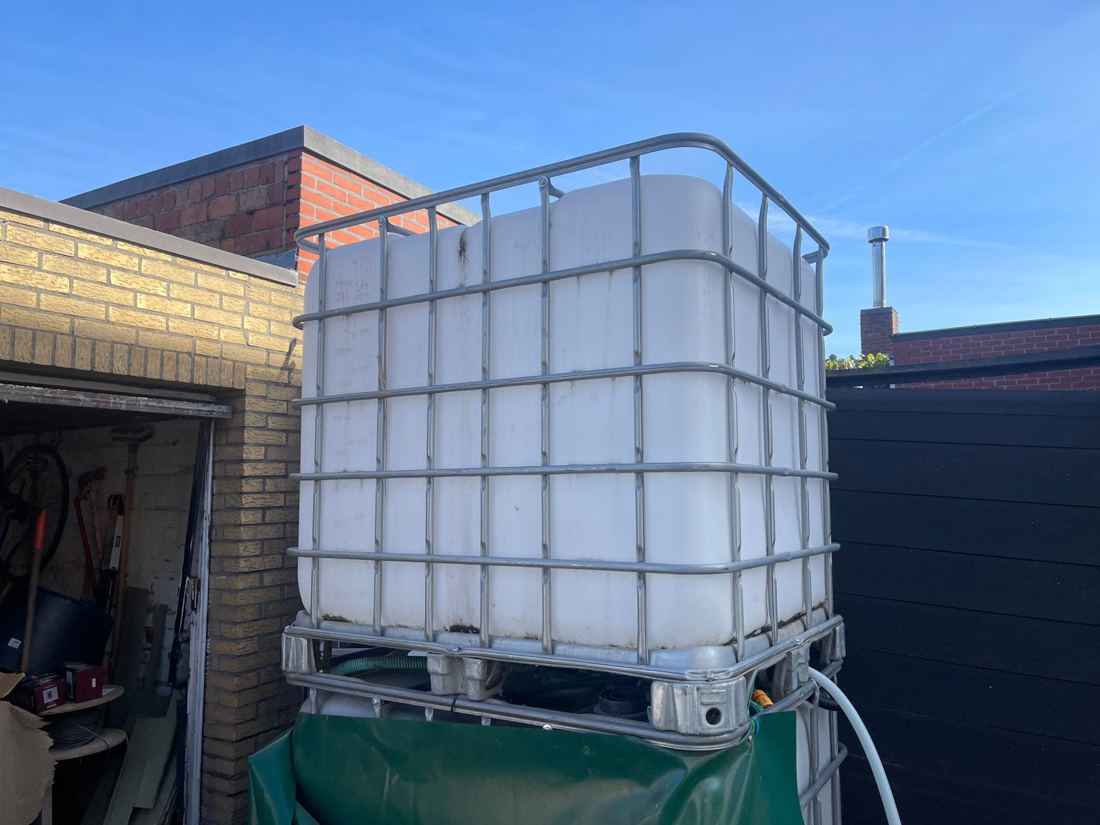 Ibc container 1000l, Tuin en Terras, Ophalen of Verzenden, Zo goed als nieuw
