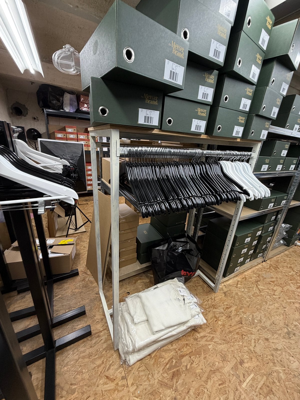 Dubbelzijdig kledingrek, Ophalen, Gebruikt