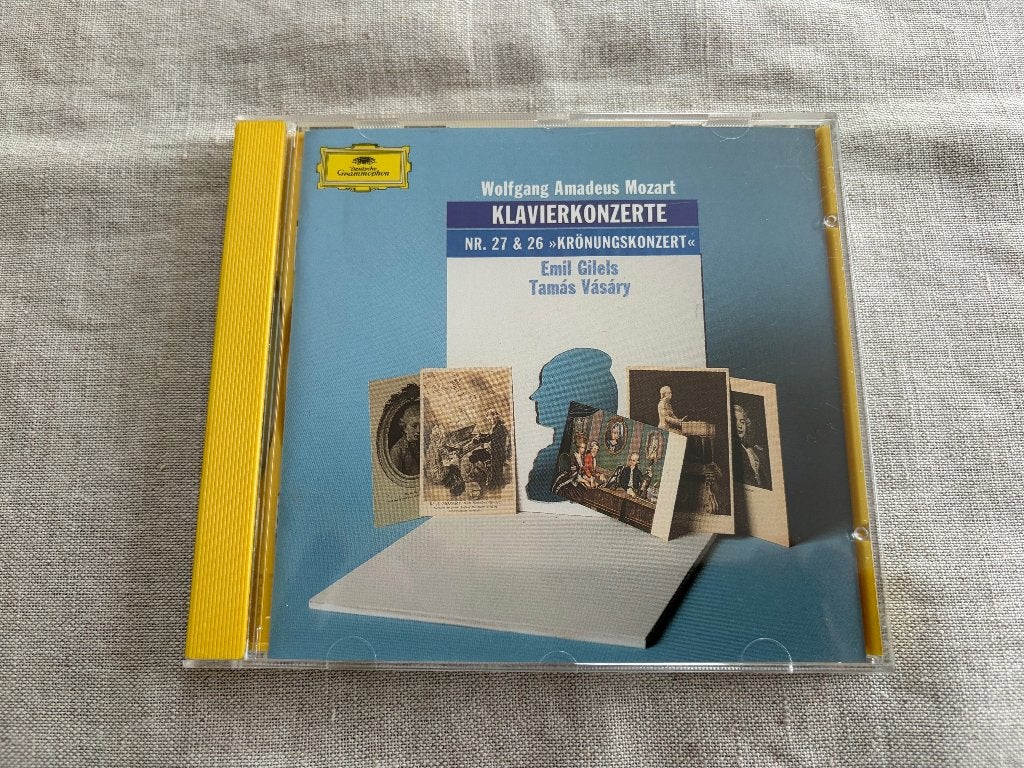 Mozart - Concerto pour piano 27 + 26 (Emil Gilels,T. Vasary), Concerto solo, Mozart, Comme neuf, Enlèvement