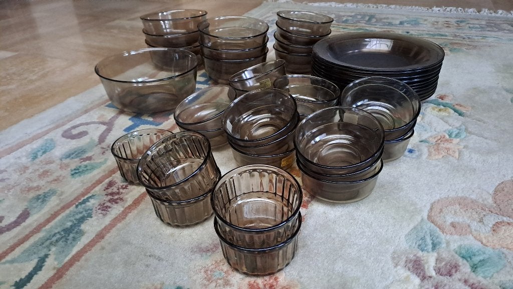 Glazen potten en borden, Enlèvement, Assiettes(s)