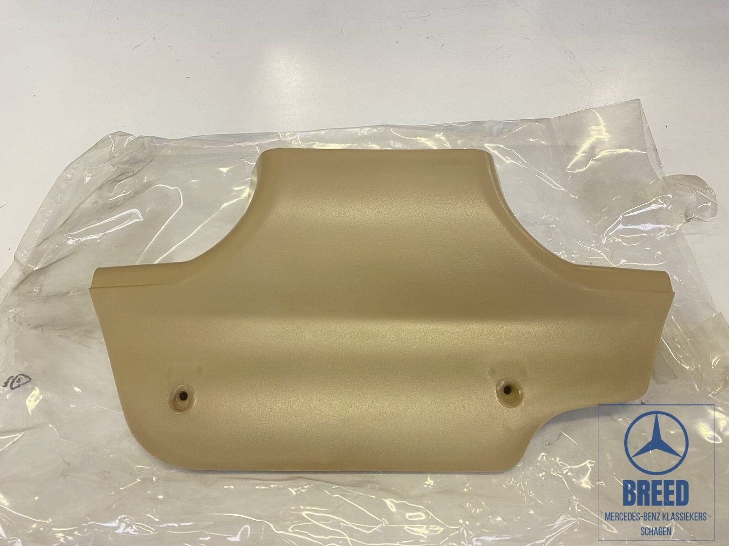 NOS afdekking B-stijl onderzijde links crème Mercedes W140, Neuf, -, -, Enlèvement ou Envoi