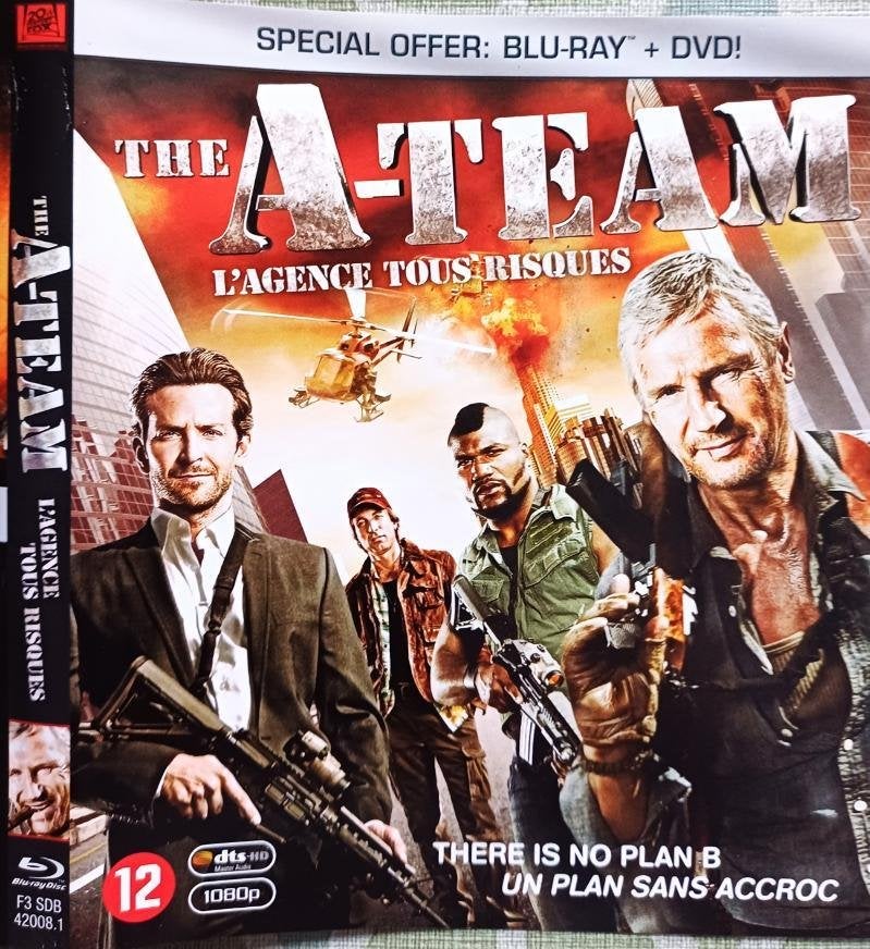 blu ray + dvd THE A-TEAM  BRADLEY COOPER LIAM NEESON .., CD & DVD, Enlèvement ou Envoi, Comme neuf