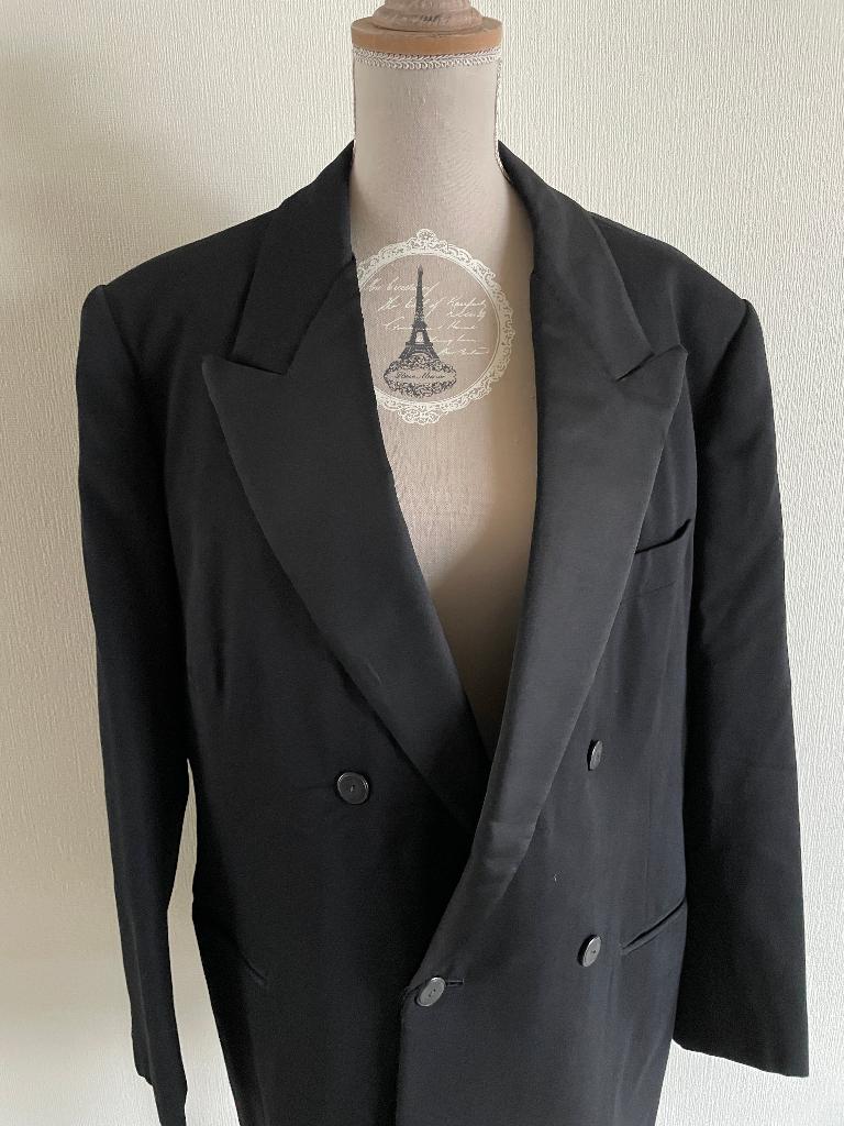 zwarte heren vest geklede jas - M, Envoi, Comme neuf, Taille 56/58 (XL), Noir