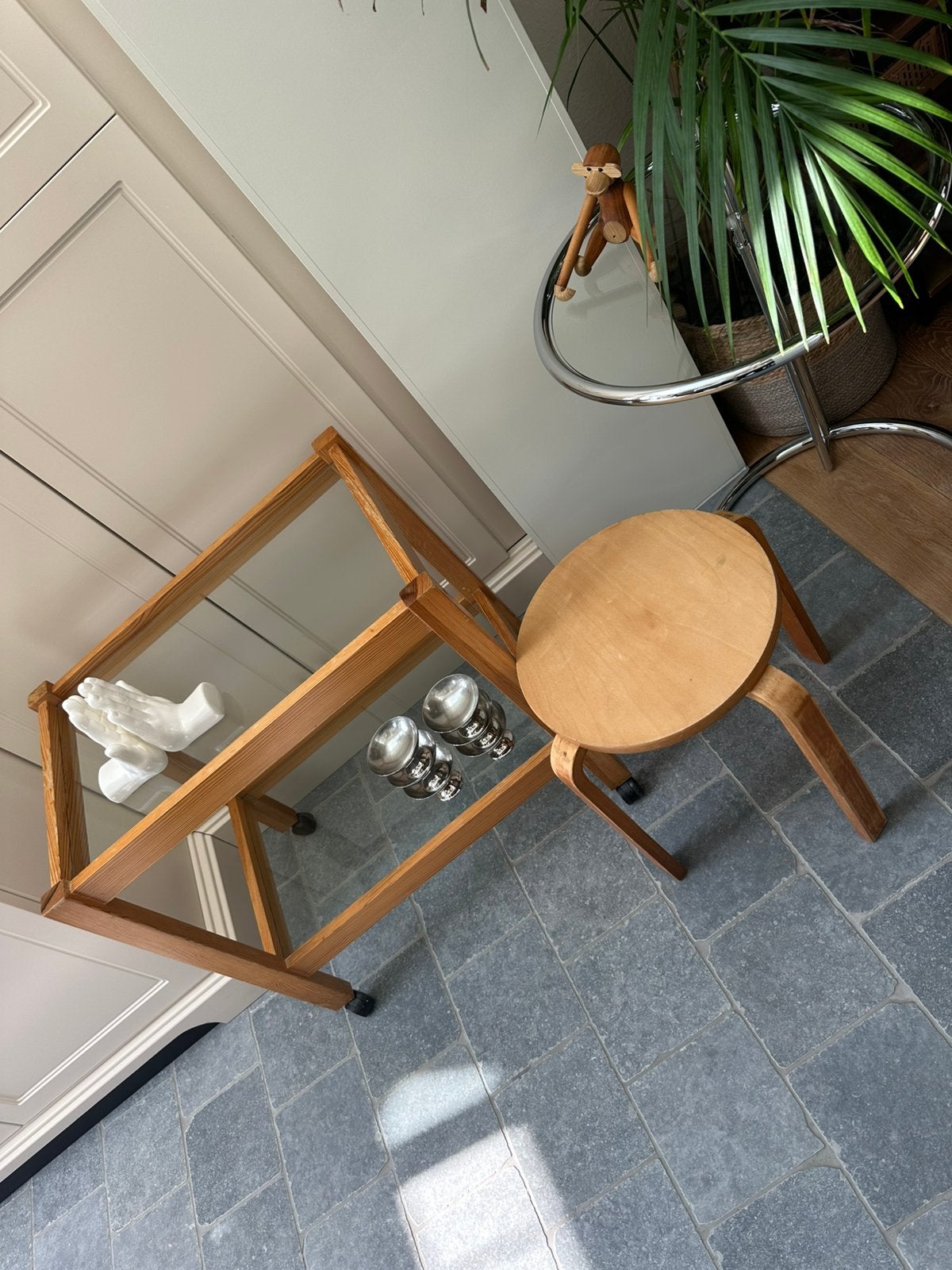 Vintage IKEA trolley, bijzettafel, rolwagen…., Ophalen, Huis en Inrichting