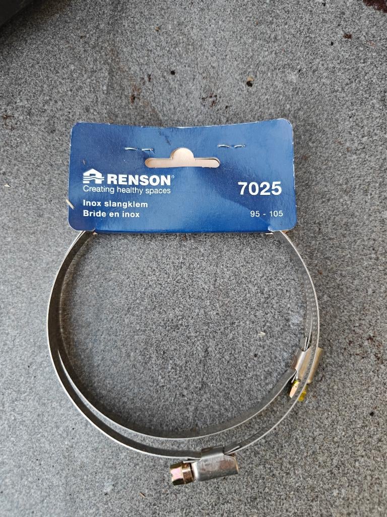Renson - Inox Slangklem, Ophalen, Nieuw, Inox, Overige typen