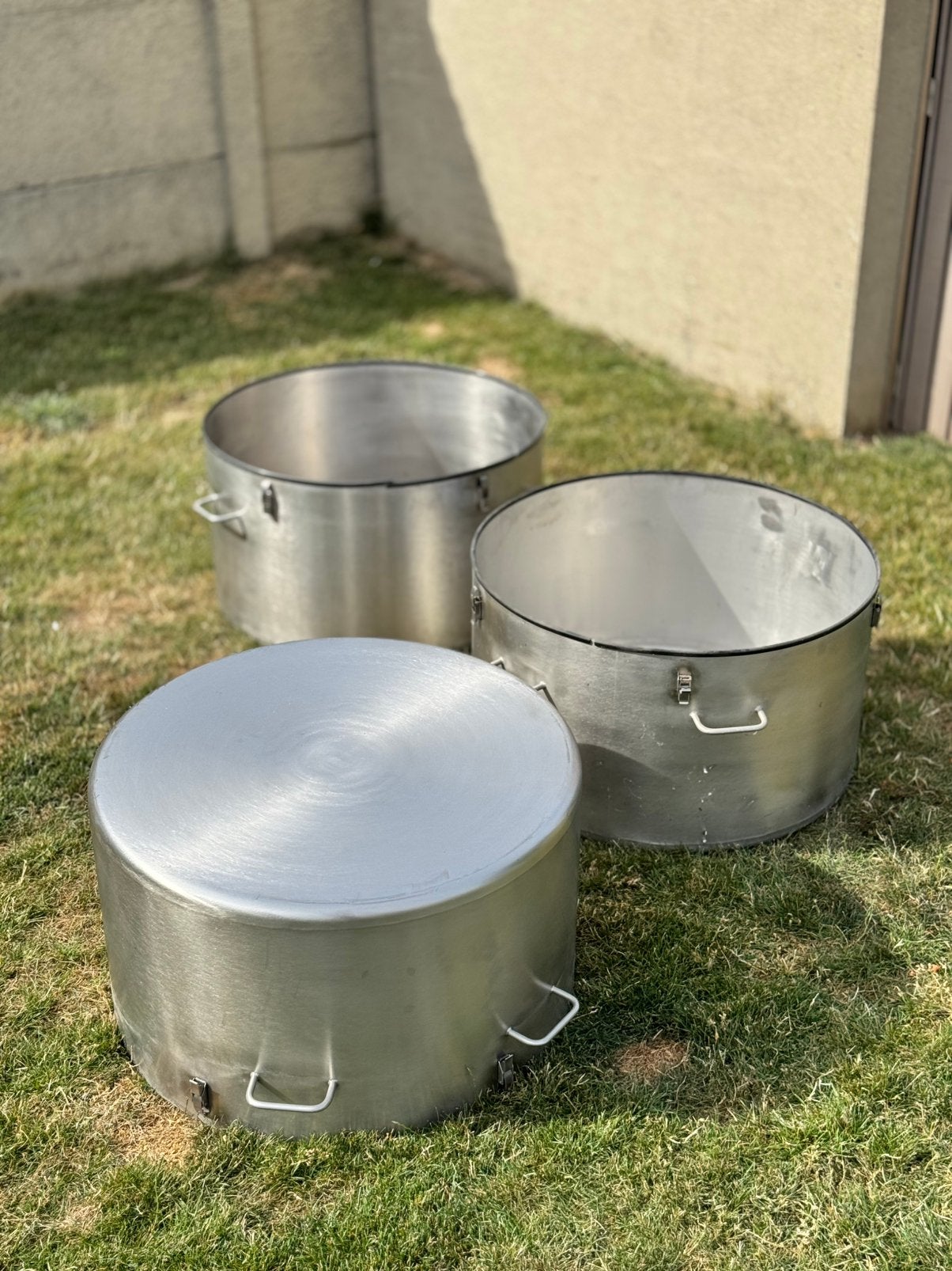 Bacs / cuves inox   - env. 183 L, Enlèvement, Comme neuf