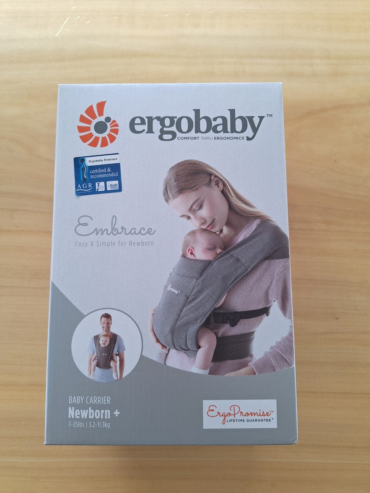Draagzak Ergobaby, Ophalen, Draagzak