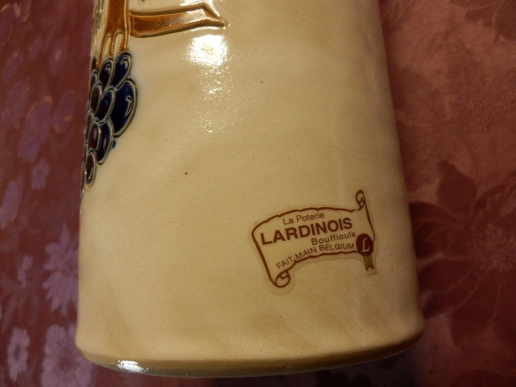 (8)- porte bouteille - poterie lardinois -, Maison & Meubles, Pichet, Enlèvement ou Envoi, Comme neuf, Vintage