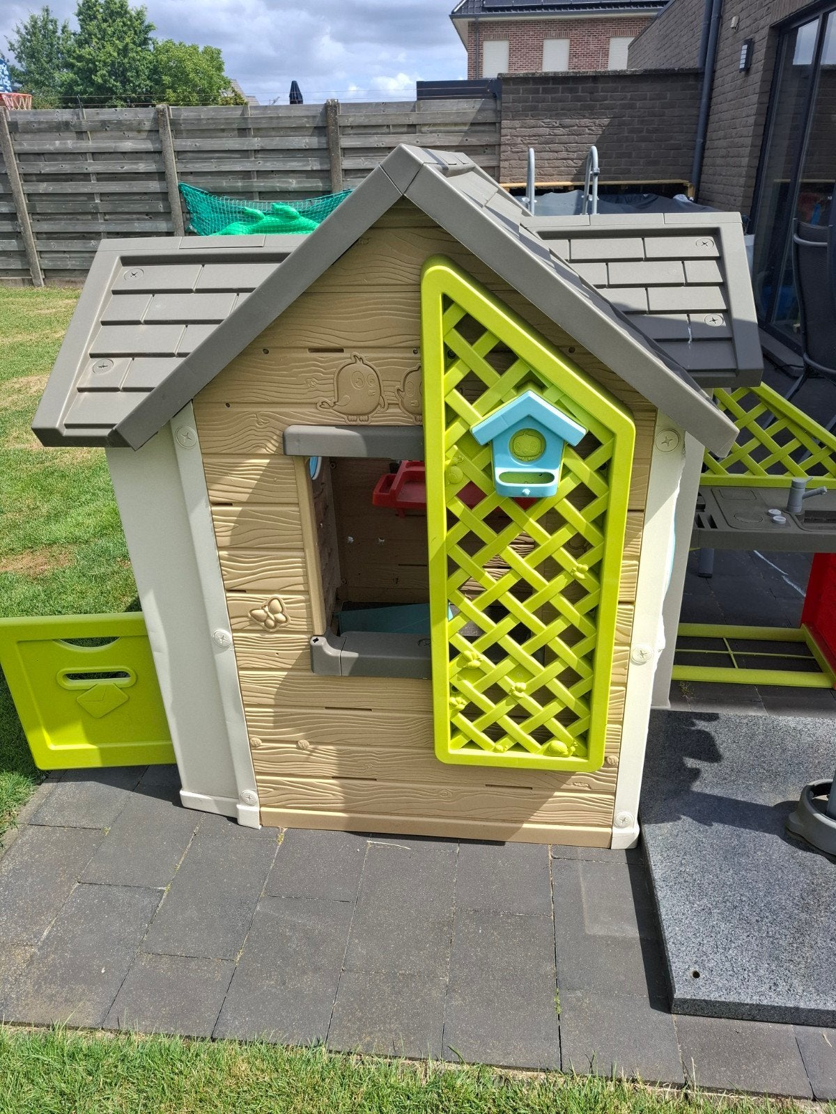 smoby garden speelhuisje met keukentje, Ophalen, Gebruikt, Plastic