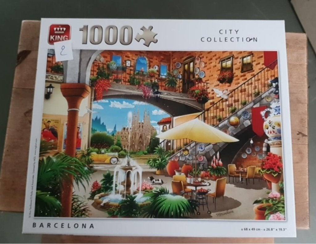 puzzel 1000 stuks, Enlèvement, Comme neuf