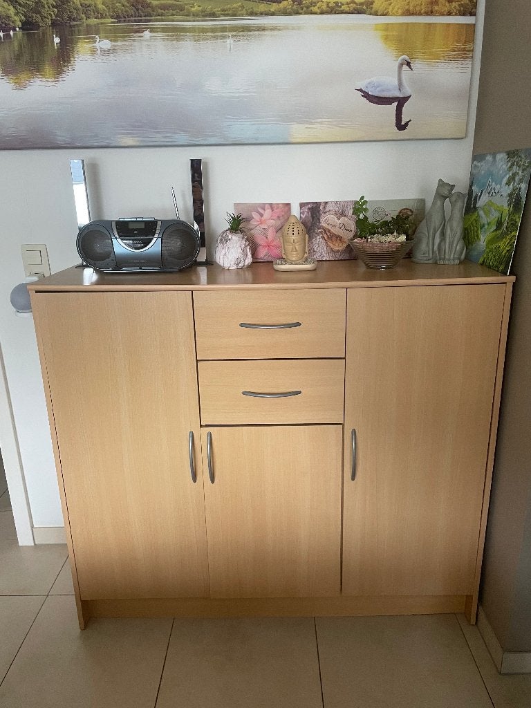 Dressoir, Ophalen, Gebruikt, 100 tot 150 cm, Met lade(s)