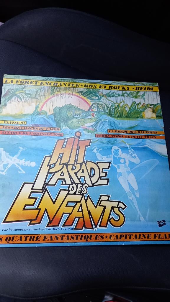 Vinyl 33t hit parde des enfants, capitaine flam,ulysse 31,, Enlèvement, Utilisé