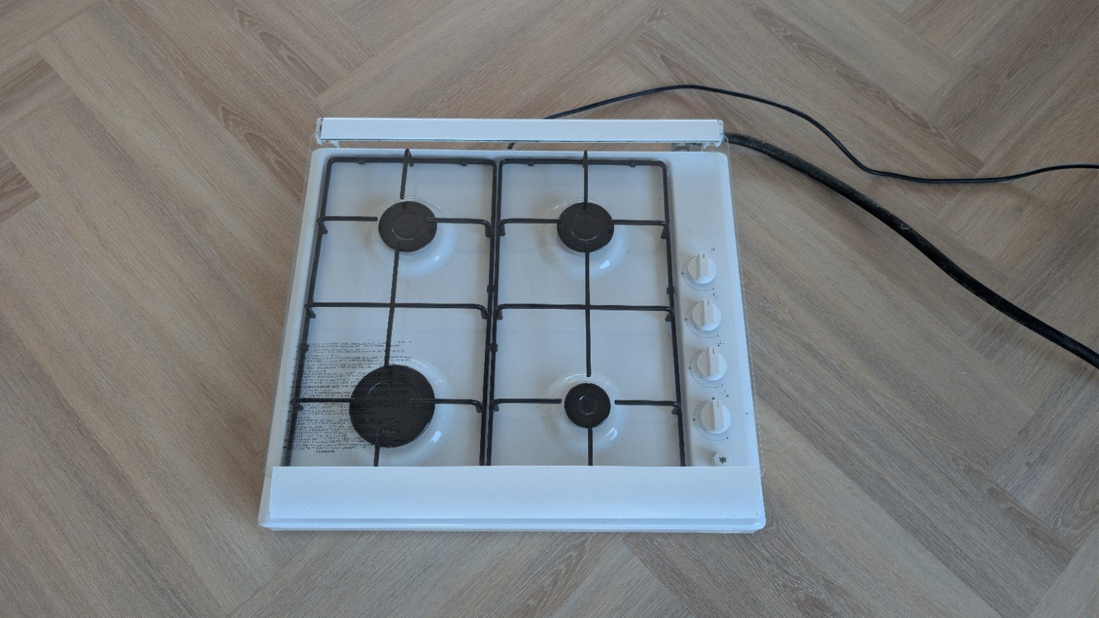 Beko gasfornuis 60cm, Gaz, 4 zones de cuisson, Enlèvement, Utilisé
