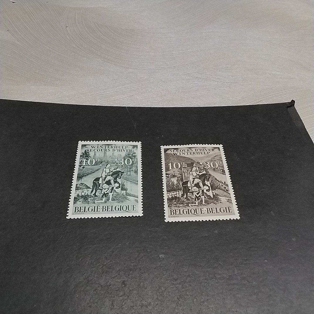 BELGIE 639/640 scharnier met cote 3,20 €, Ophalen of Verzenden
