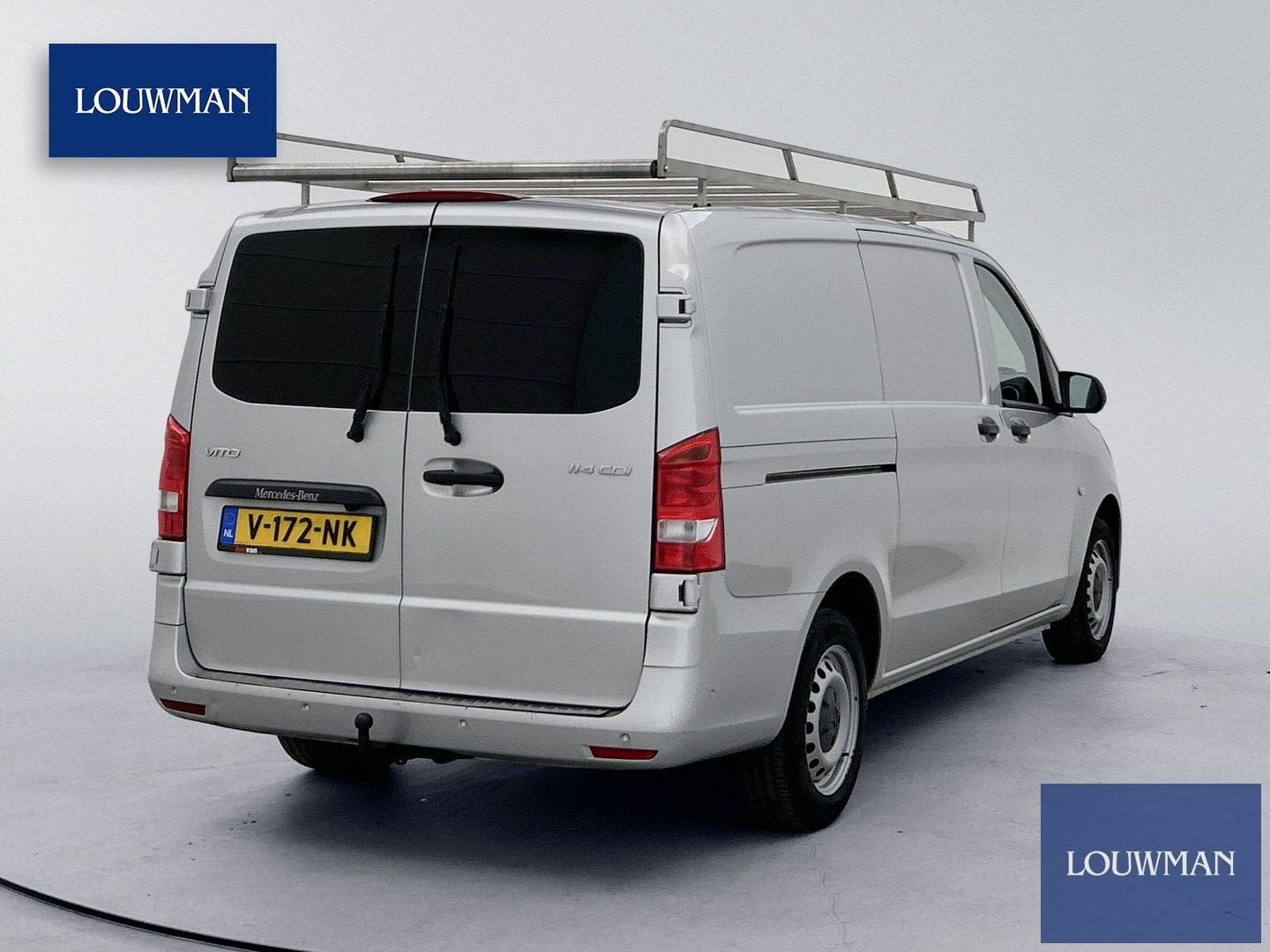 Mercedes-Benz Vito 114 CDI Lang Automaat Led Navigatie Imper, Auto's, Automaat, Mercedes-Benz, Diesel, Zilver of Grijs