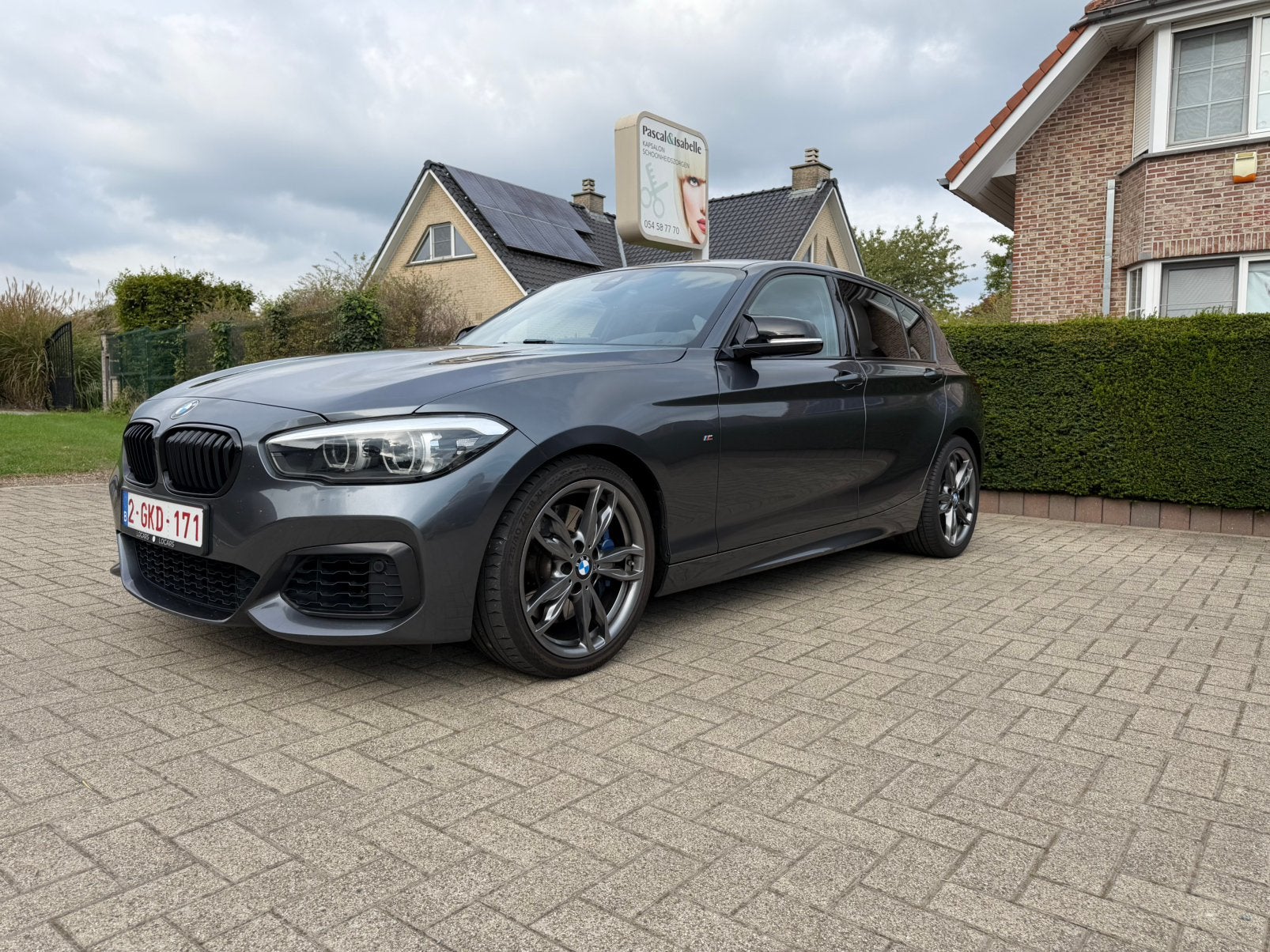 BMW M140i - Carplay - Rwd, Autos, Cuir, Argent ou Gris, Achat, Euro 6