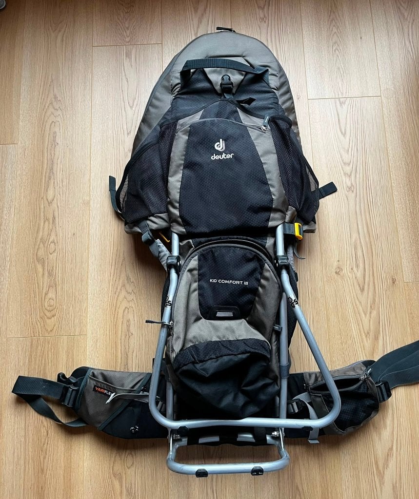 Deuter Kid Comfort III draagrugzak - Nieuwstaat, Overige merken, Ophalen of Verzenden, Zo goed als nieuw, Rug