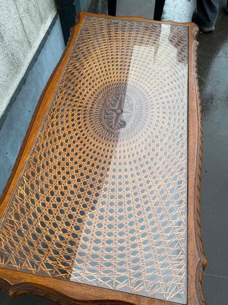 Antieke salontafel, Ophalen