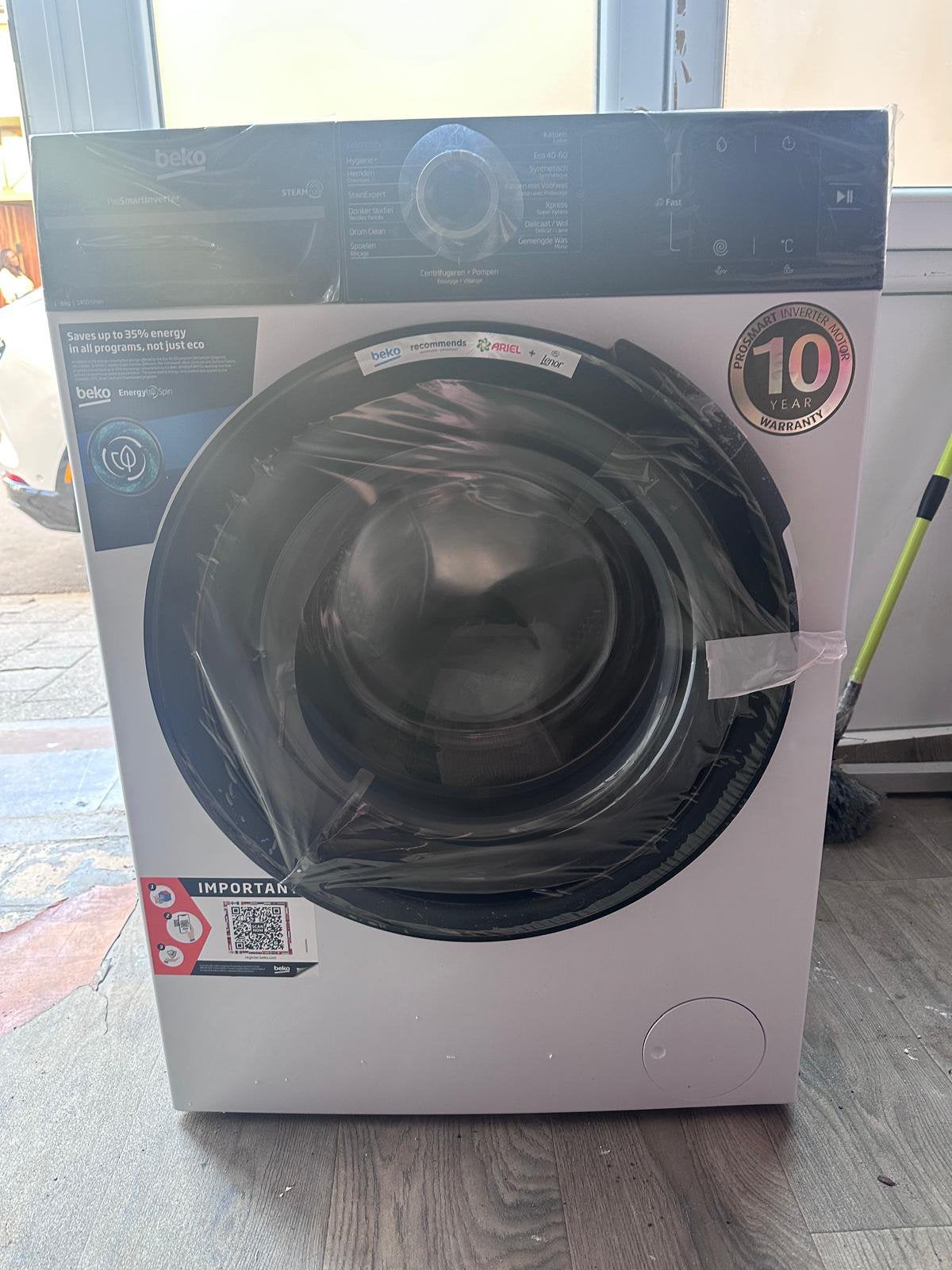 Nieuw wasmachine Beko 9 KG met garantie, Ophalen, 8 tot 10 kg, Nieuw, Voorlader