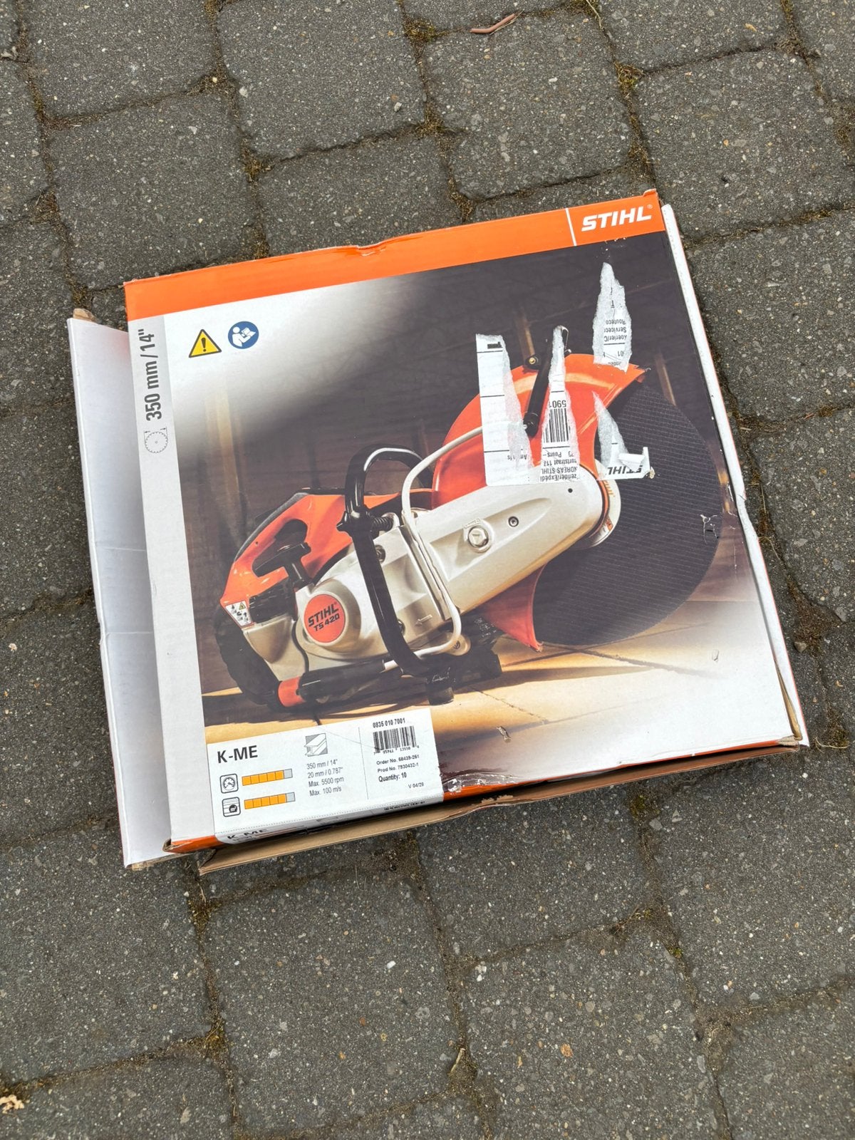 10x Nieuwe Stihl doorslijpschijven metaal 350x4,5x20 mm, 70 mm of meer, Overige typen, Nieuw, Ophalen of Verzenden
