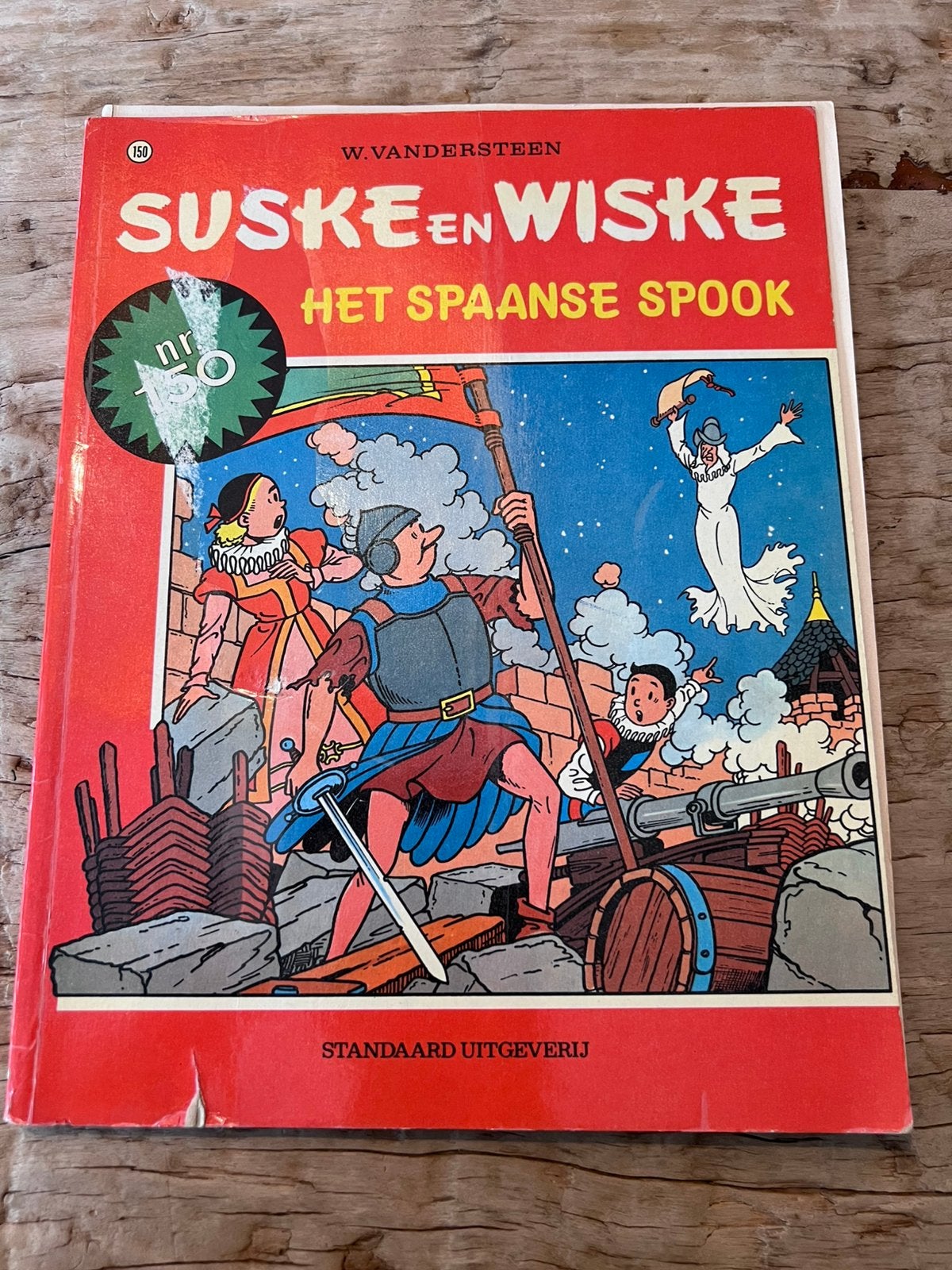 Suske en Wiske: Het Spaanse spook, Une BD, Enlèvement ou Envoi, Utilisé
