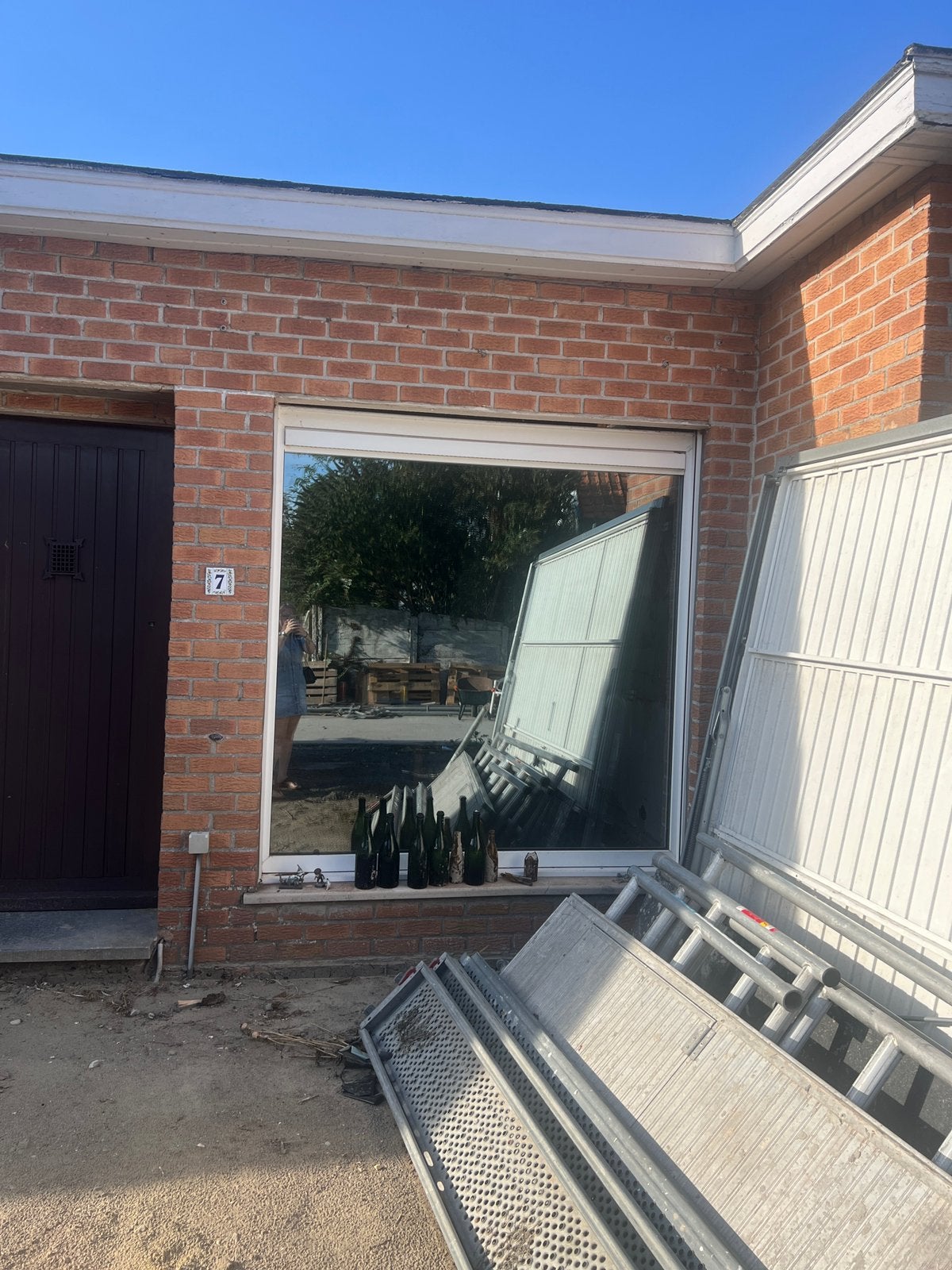 Profel PVC raam met HR++ glas, Doe-het-zelf en Bouw, Ophalen, Zo goed als nieuw
