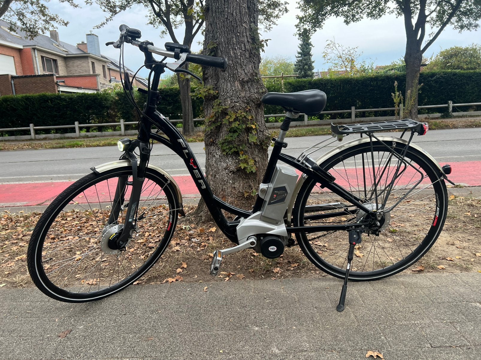 Elektrische fiets flyer met middenmotor, Ophalen, Zo goed als nieuw
