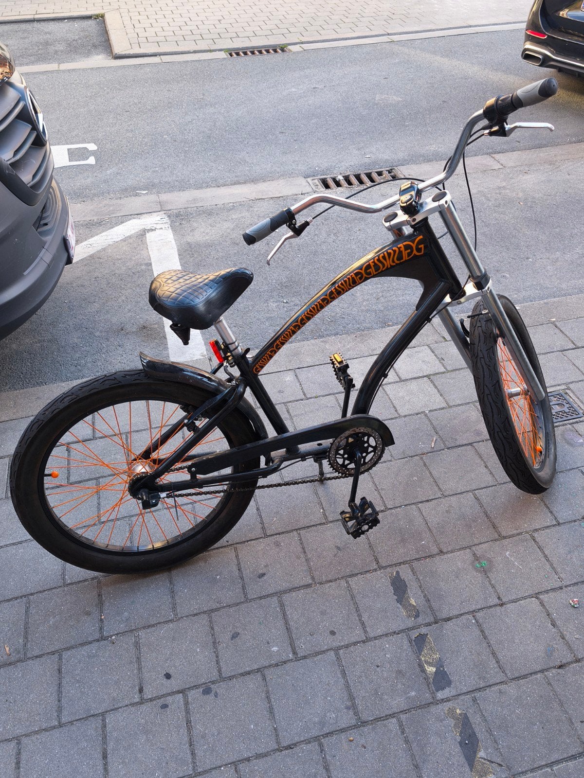 vélo chopper, Enlèvement, Chopper